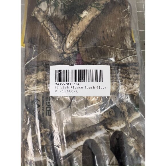 Women’s Stretch Fleece Touch Glove, SZ Large, Realtree Edge New - Picture 5 of 5